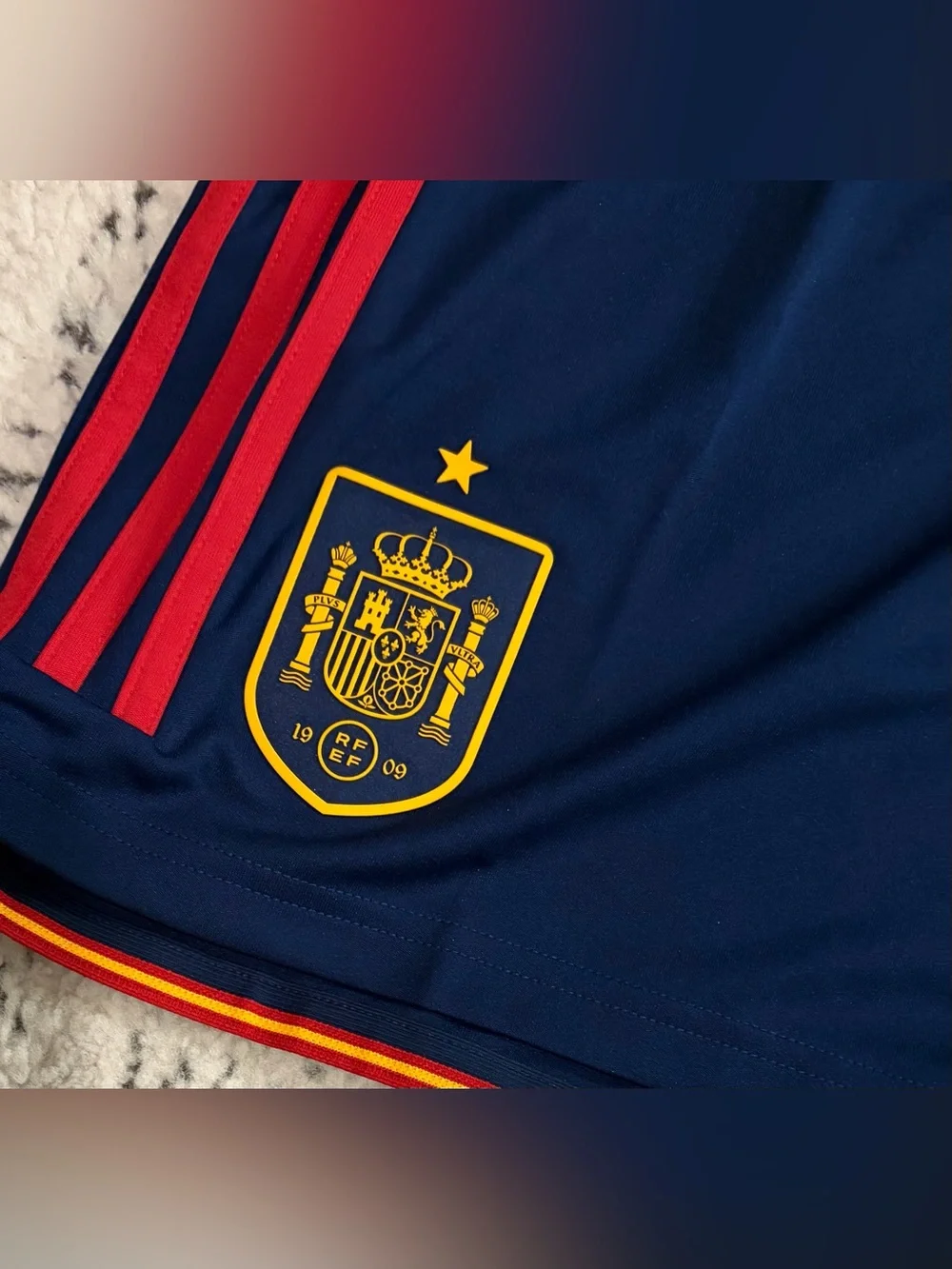 Adidas Authentic Spain National Team 2022/2023 Navy Shorts HE2022 Men’s Sz: XXL